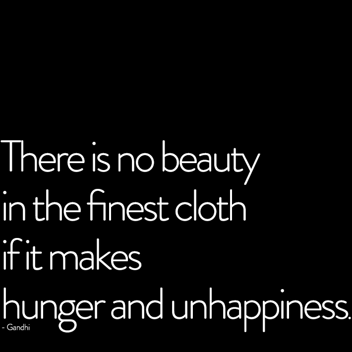 There is no beauty…
