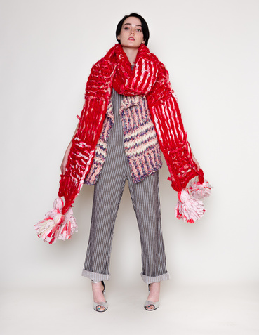 ACE & JIG X CAROLINE ROSE KAUFMAN KNIT SCARF